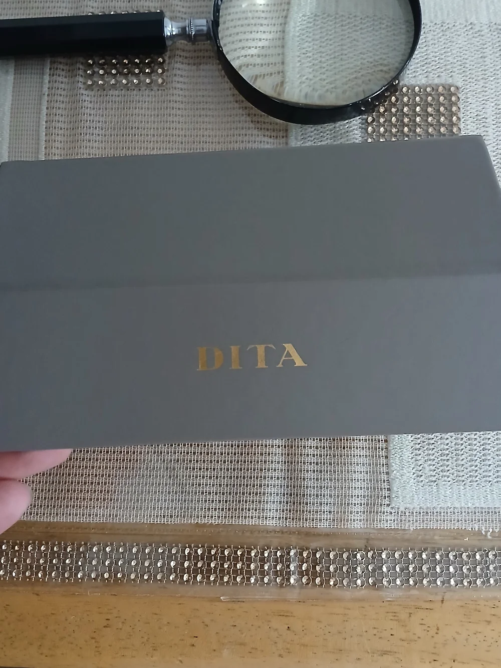 DITA Sunglasses Eyeglasses Case Only Mint